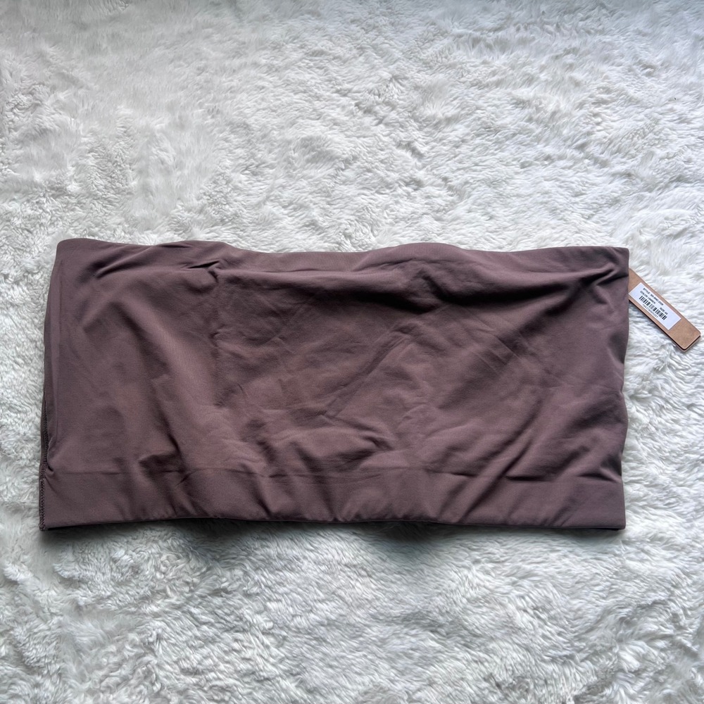 SKIMS Fits Everybody Bandeau Umber Brown Strapless Bra BR-BND-2026 Size 4X NWT